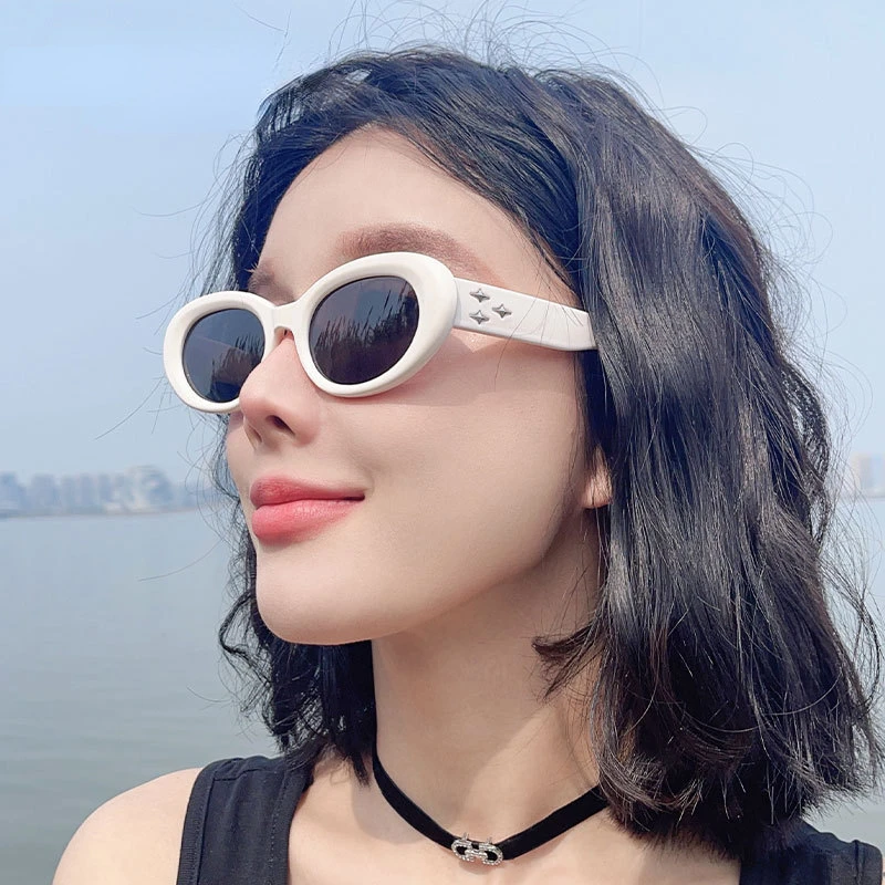 TR 편광 고양이 눈 선글라스, 레트로 쉐이드, 리벳 스트리트 슈팅 안경, UV400 선글라스, 여성용 드라이버 고글