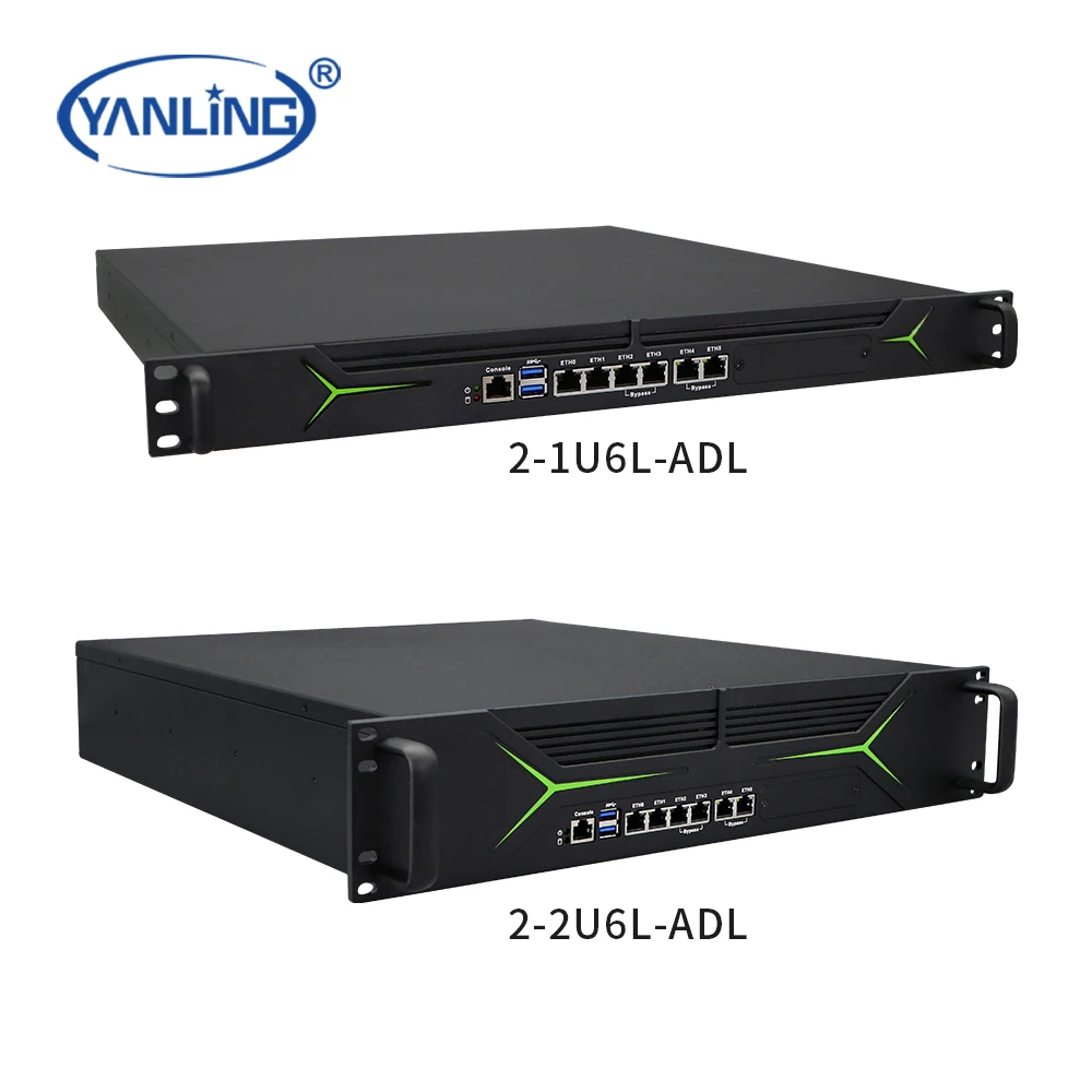 OEM 전신제조사 알더레이크 I5 12400 프로세서 Pfsense 미니 방화벽 서버 6개의 I210AT 1000M LAN 포트 탑재 저가 판매