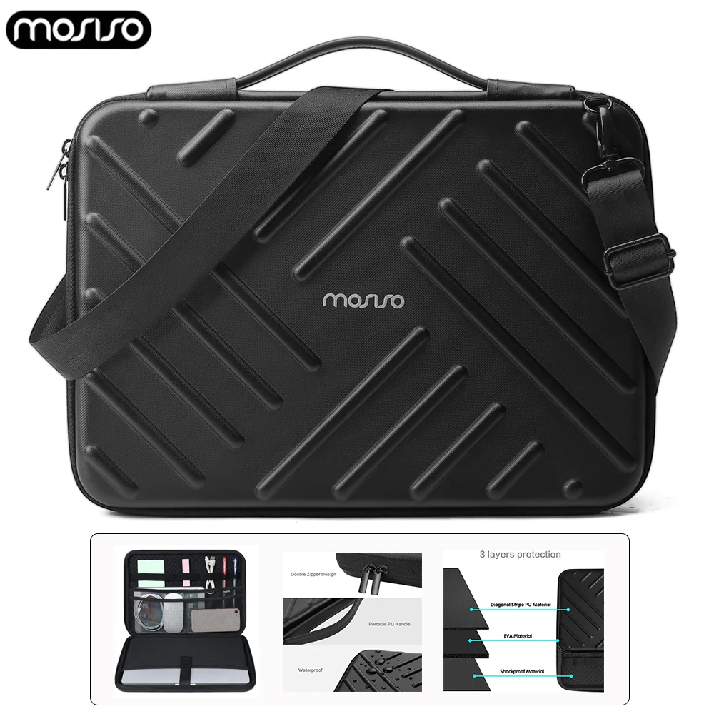 Bolsa Impermeável para Laptop para Macbook Air Eva Notebook Handbag 13 14 15 16 Polegada A2681 A2337 Pro 14 16 m3 A2918 A2779 A2991 A2780