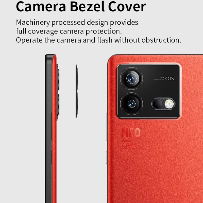 Aluminum Camera Lens Screen Protector for Vivo IQOO Neo8 Pro Metal