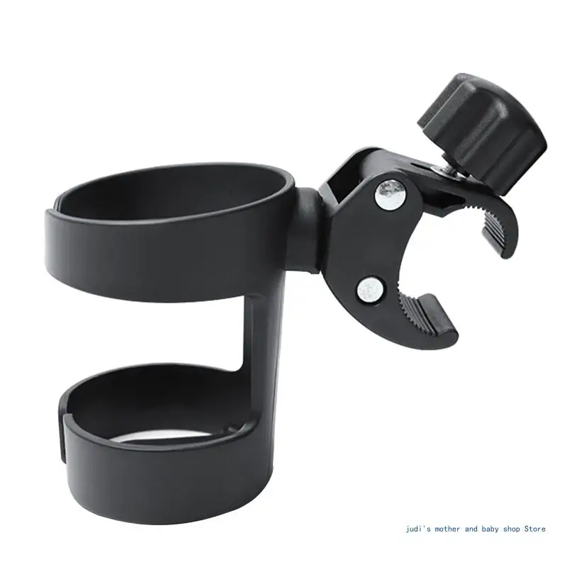 Stroller Cup Holder 67JC Universal Easy to Install 360 &deg; Rotation Wheelchair Accessories Harmless to Children