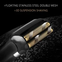 Kemei KM-2024 Professional Men's Shaving Machine USB Charging Electric Shaver Waterproof Beard Trimmer Hair Trimmer Machine 2