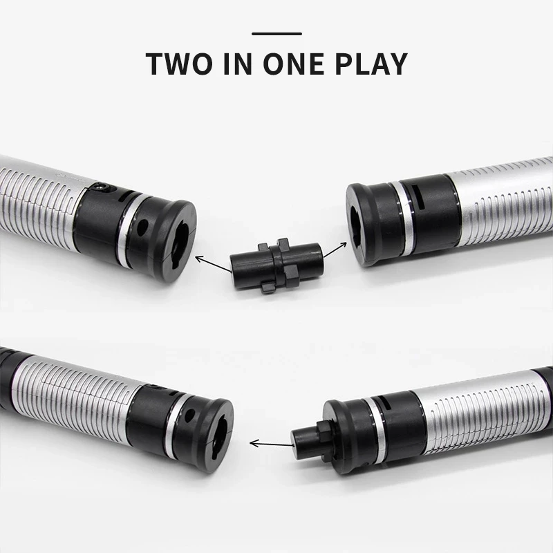 레이저 광선검 장난감, 다스 베이더 소드 코스프레 보우 장난감, 더블 라이트 세이버 소드 장난감, 사운드 레이저 키즈 선물 완구, 2 개