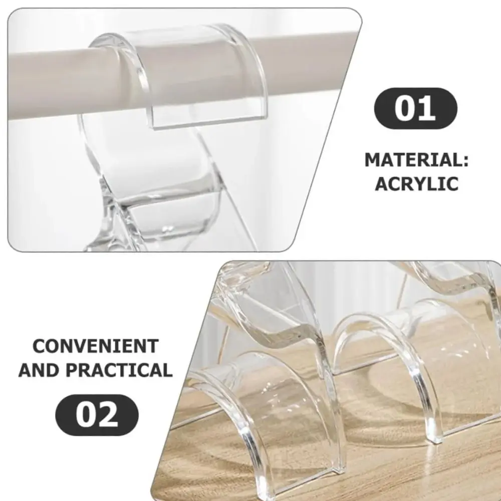 New Multi-functional Hanging Hook Acrylic Creative Bag Hook Reusable Wardrobe Storage Organization Tool Bedroom 4