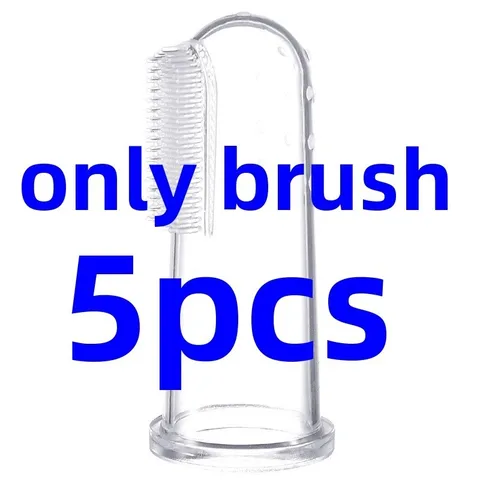 Toothbrush Children Teeth Clear Baby Finger Toothbrush Soft Silicone Infant Tooth Brush Rubber Cleaning