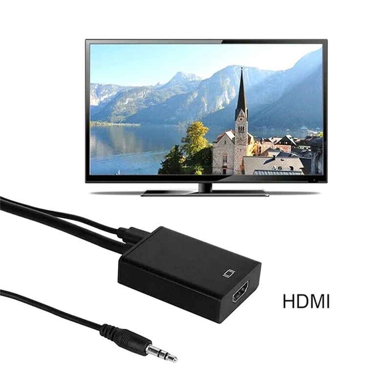 ο VGA To HDMI ȣȯ  1080P Hd  ( ̺ ÷  ÷  ) Hd ػ 