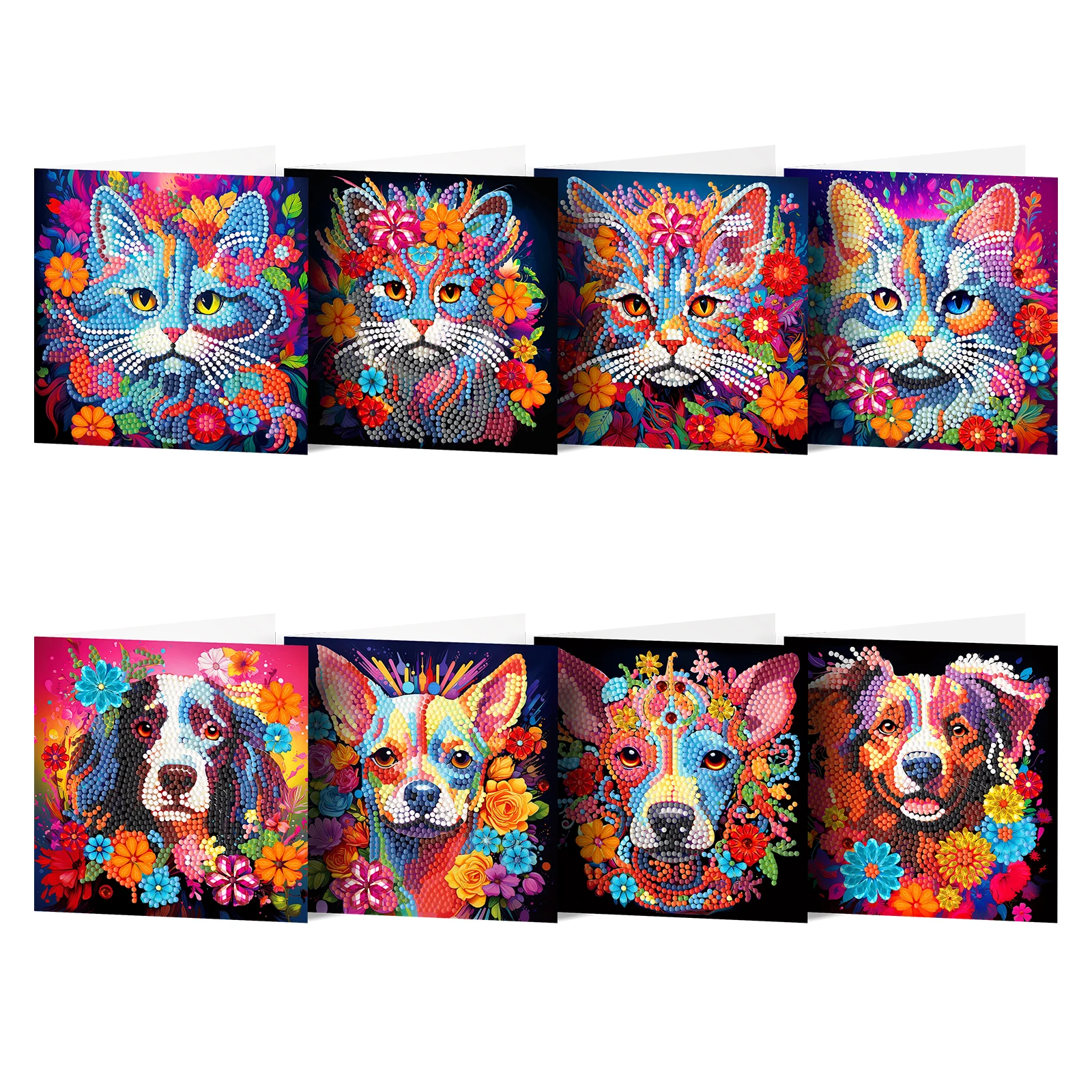 36 Pack Black Cat Painting Greeting Card Floral Animal Blank Note Card With Envelope Matching Seal Sticker For Spring Party Favor Supplies 4 X 6 Inch P 348587190 - View #9