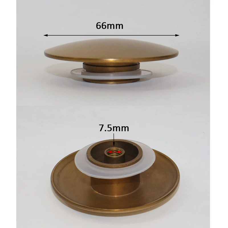 Bathroom Sink Drain Brass Top Antique Pop Up Drain Parts Drain Filter Drain Strainer Basin Sink Drain