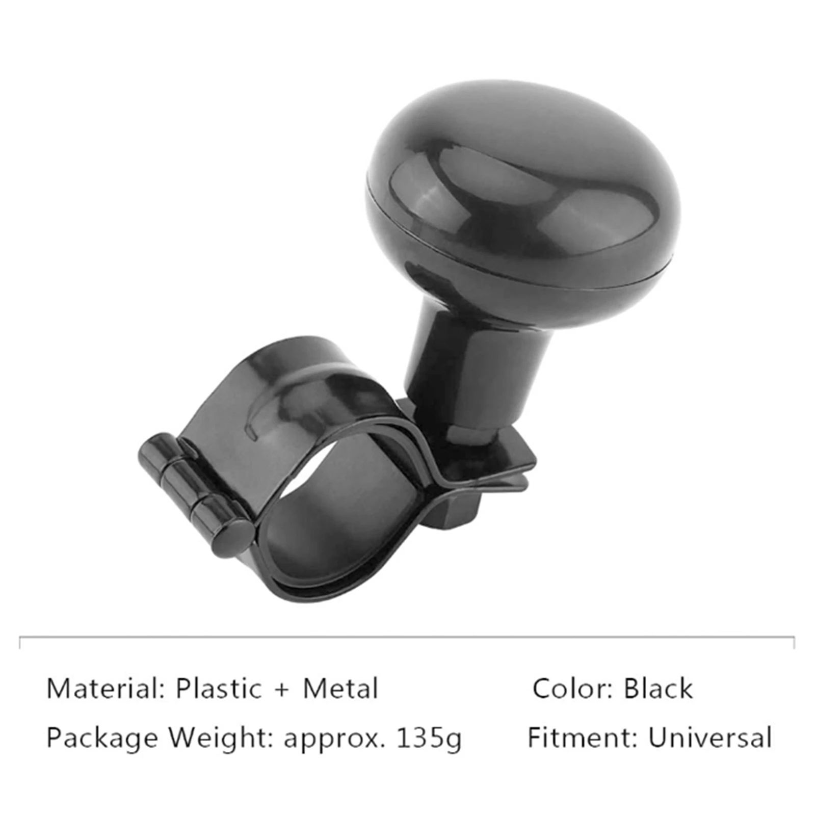 블랙 자동차 헤비 듀티 스티어링 휠 노브 핸들 볼 스티어링 휠 노브 스티어링 휠 노브