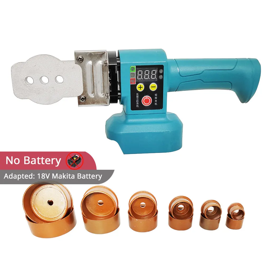 Cordless PPR Pipe Welding Machine 20-63mm For Makita Battery