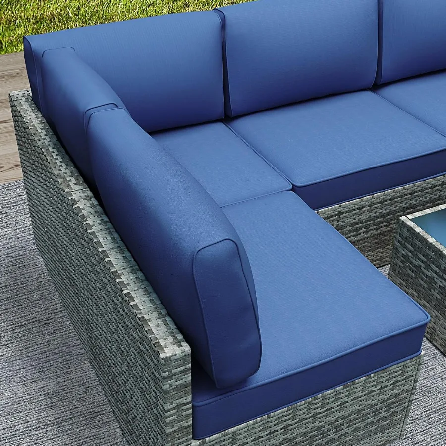 Water Resistant Outdoor Sofa Cushions for Patio Furniture