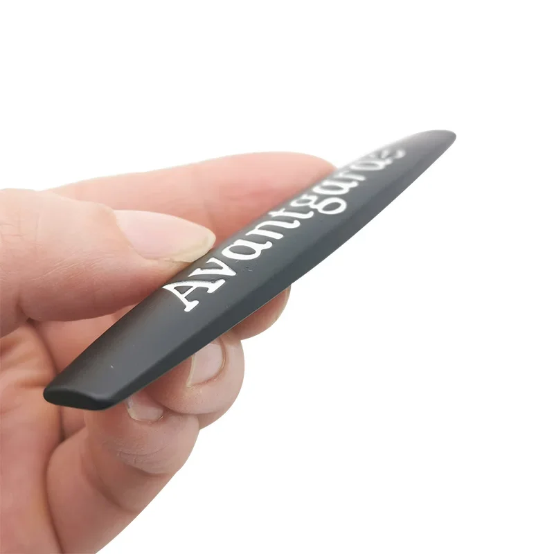 Sleek 3D Metal Avantgarde Car Emblem Badge - Premium Auto Styling Accessory