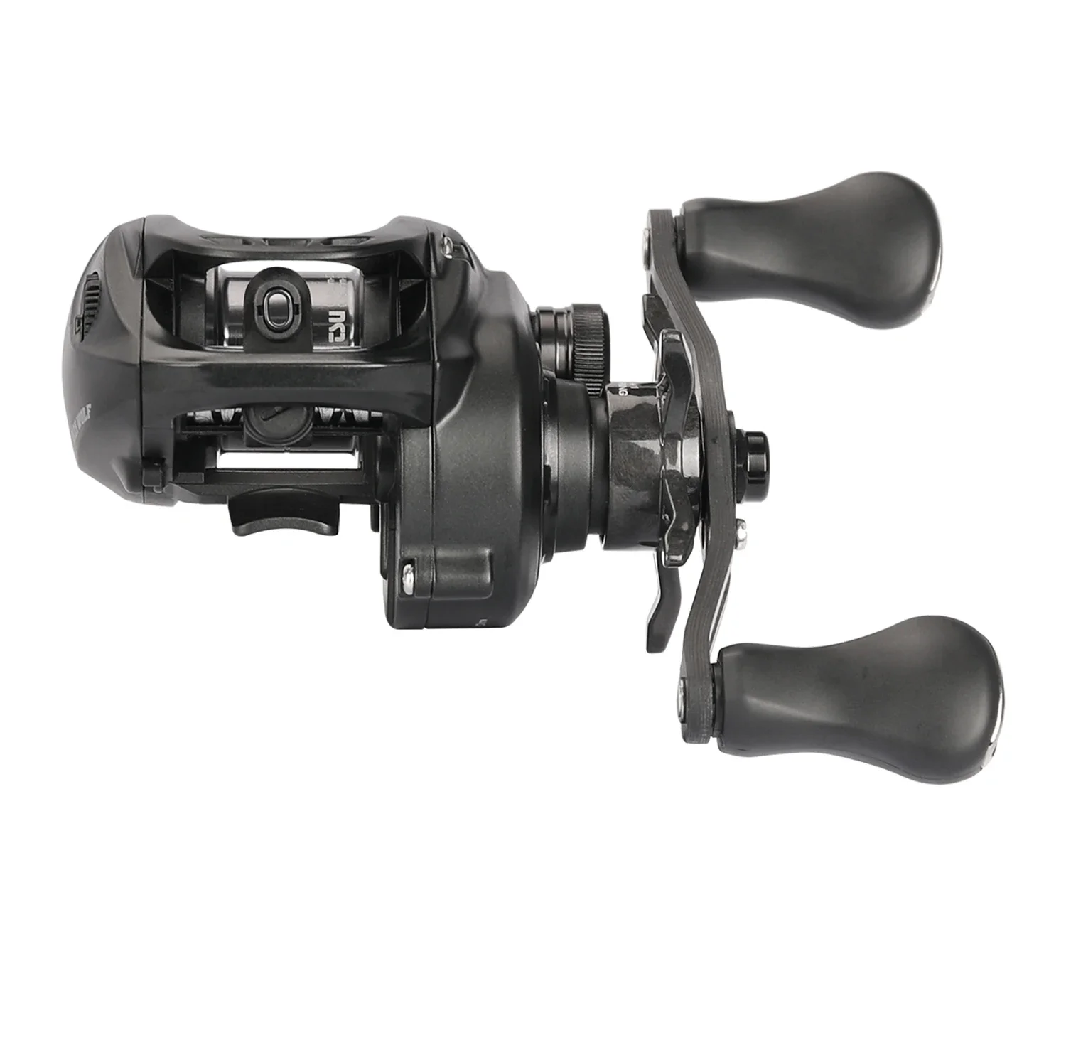 TSURINOYA 134g Baitcasting Angelrolle 4,6g Flache Spule DARK WOLF 50S 7,1:1 Carbon Light Game Casting Reel Trout Ajing Spule – Detail 22