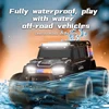 RC Car Amphibious Stunt Vehicle Police Car Climbing Vehicle Four-wheel Drive Off-road Car Toy Outdoor Toys Festive Gifts Giving 1