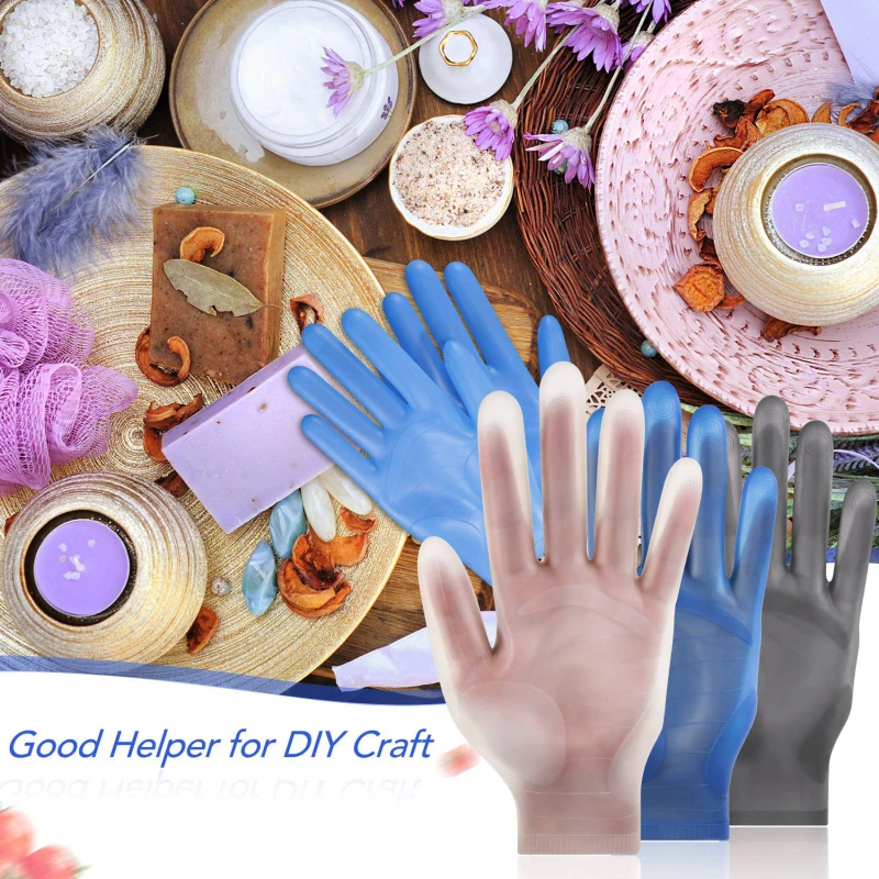 Dishwashing Gloves Cleaning Gloves Protective Gloves 1Pair Reusable Food Grade Silicone Gloves Household Cleaning Restaurant Kitchen High Temperature Resistance