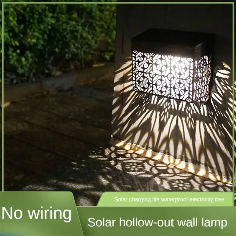 

Wall Lamp Waterproof Energy Saving Easy Installation Decorative Durable Energy Saving Wall Light Durable Garden Decoration Solar