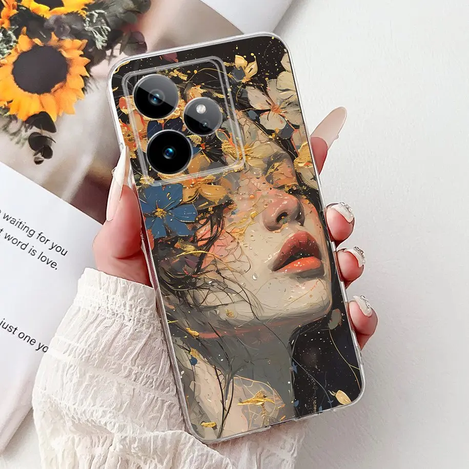 Elegant Flower Marble Soft Silicone Phone Case - New Fashion Design