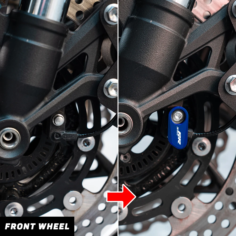 Motorcycle wheel protector For BMW S1000RR S1000R S1000XR S 1000RR 1000R 1000XR S 1000 RR R XR Aluminum Front Wheel ABS Sensor Protection Guard