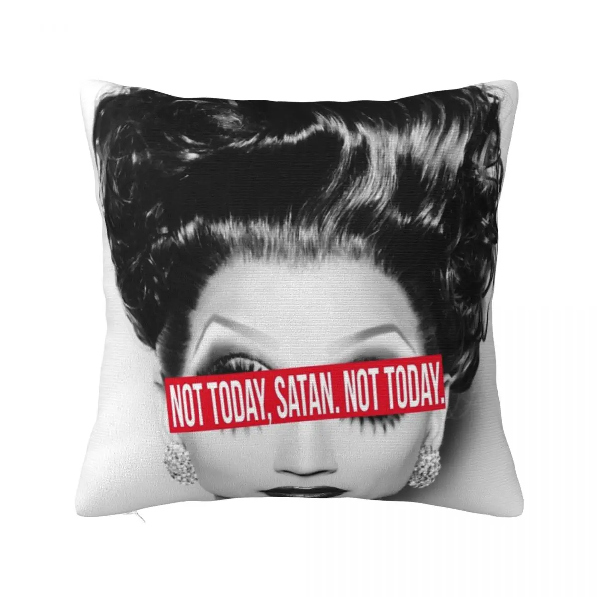 

Not today, Satan. Not today. Throw Pillow autumn pillowcase Marble Cushion Cover pillowcases for sofa cushions