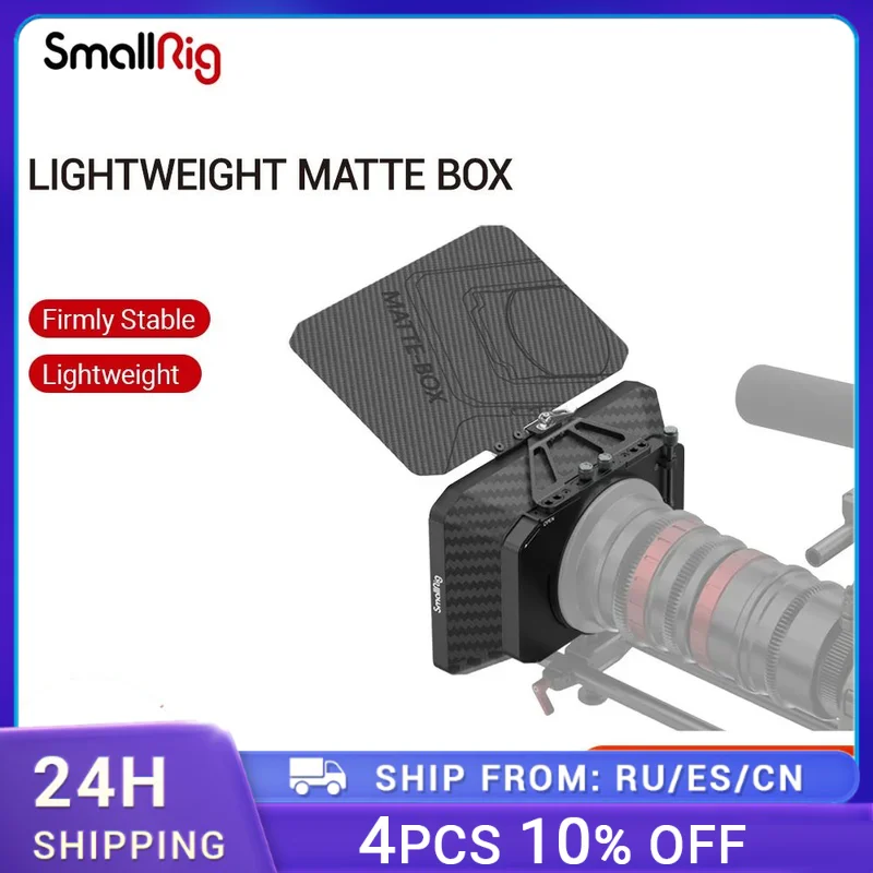 

Матовый корпус SmallRig с зажимом для беззеркальных цифровых зеркальных фотоаппаратов с верхним флагом из углеродного волокна Портативный с о...