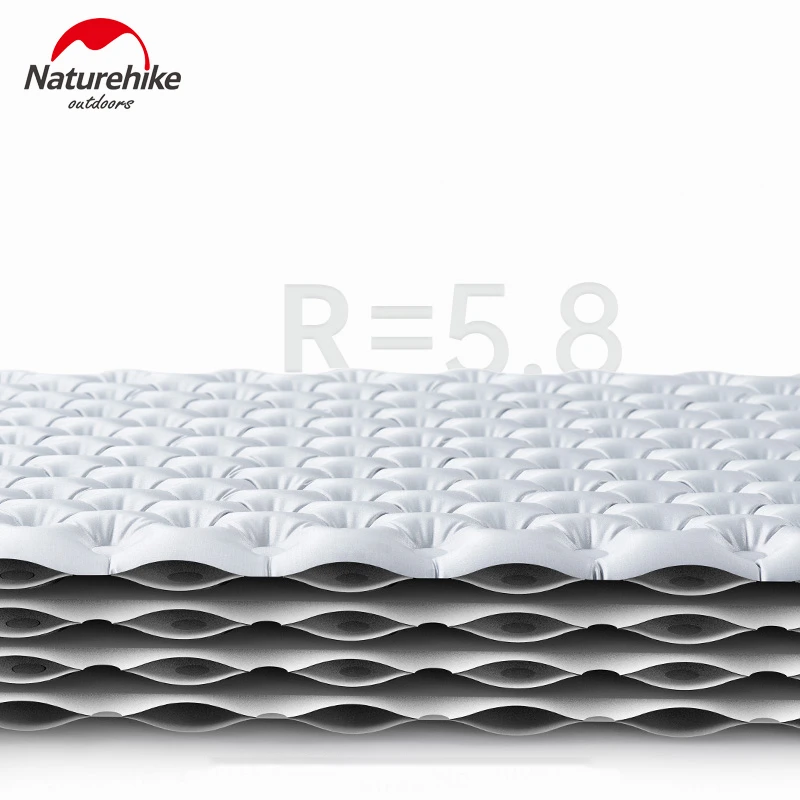Naturehike-インフレータブルスリーピングパッド付きキャンプマット