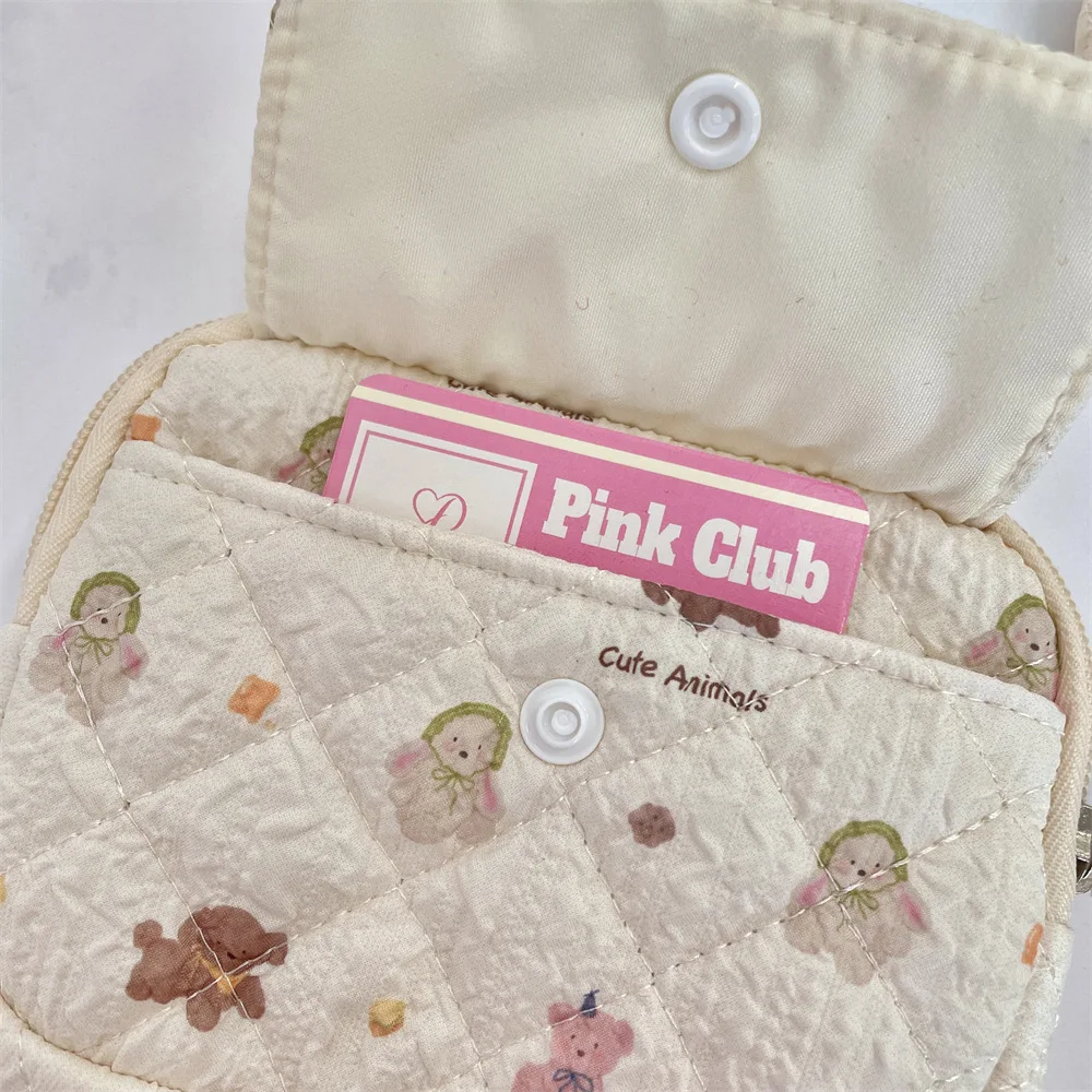 Cute Cartoon Small Travel Cosmetic Lipstick Earphone Card Portable Storage Bag Purse Women Gift Pouch In Make up Bags Organizer