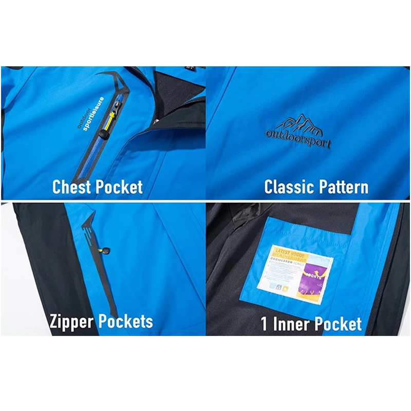 TRVLWEGO Autumn Hiking Waterproof Jacket Male Coat Work Fishing Trekking Outdoor Windbreaker Sports Spring Travel hiking jackets,waterproof hiking jackets,waterproof jacket,waterproof raincoat,waterproof coats