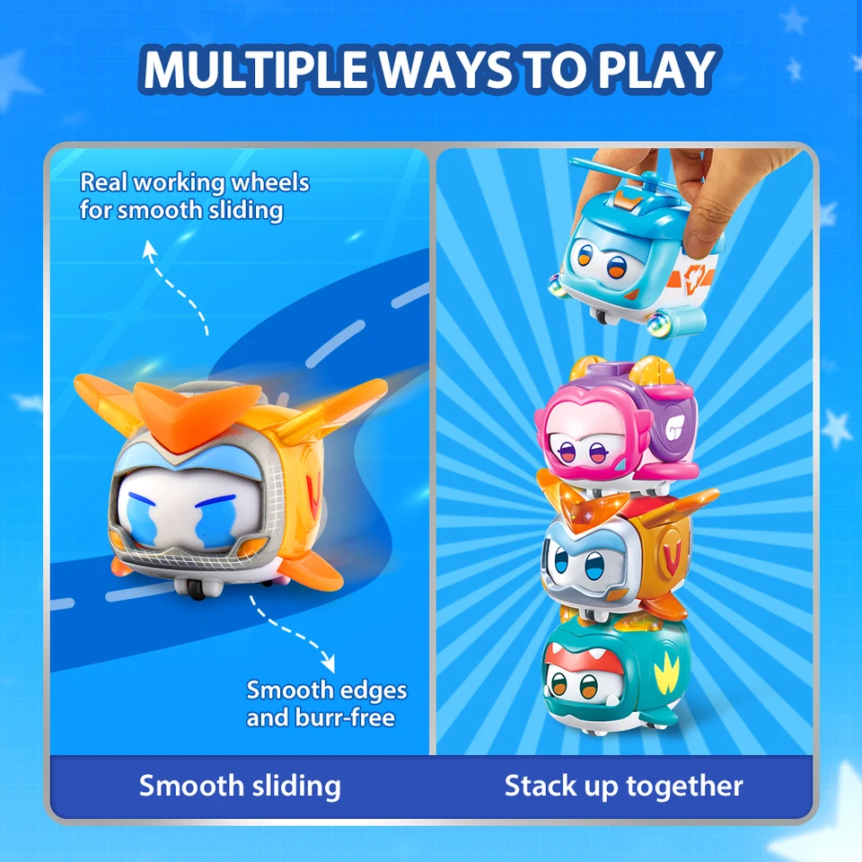 Super Wings Super Pet-Tino Pet Dinosaur With Sparkling Light Slide