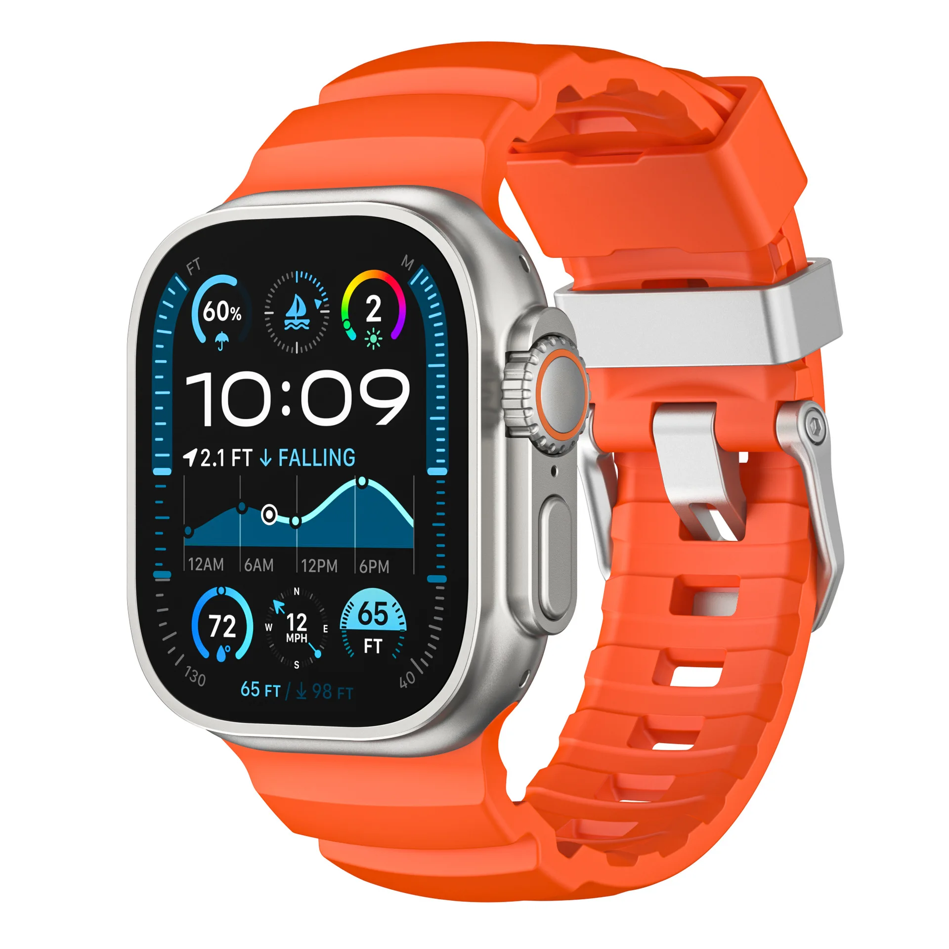 Silicone Sport Bracelet - Vibrant Rubber Strap