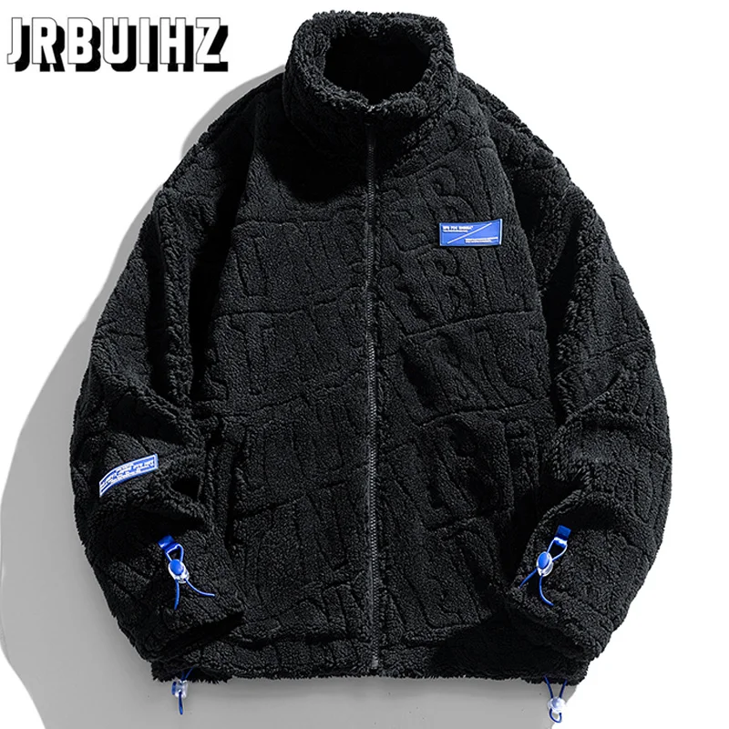 

High Quality JRBUIHZ Brand M-4XL Winter New 90% White Duck Down Thicked Men Jacket berber Fleece Casual Warm Zipper Down Jacket