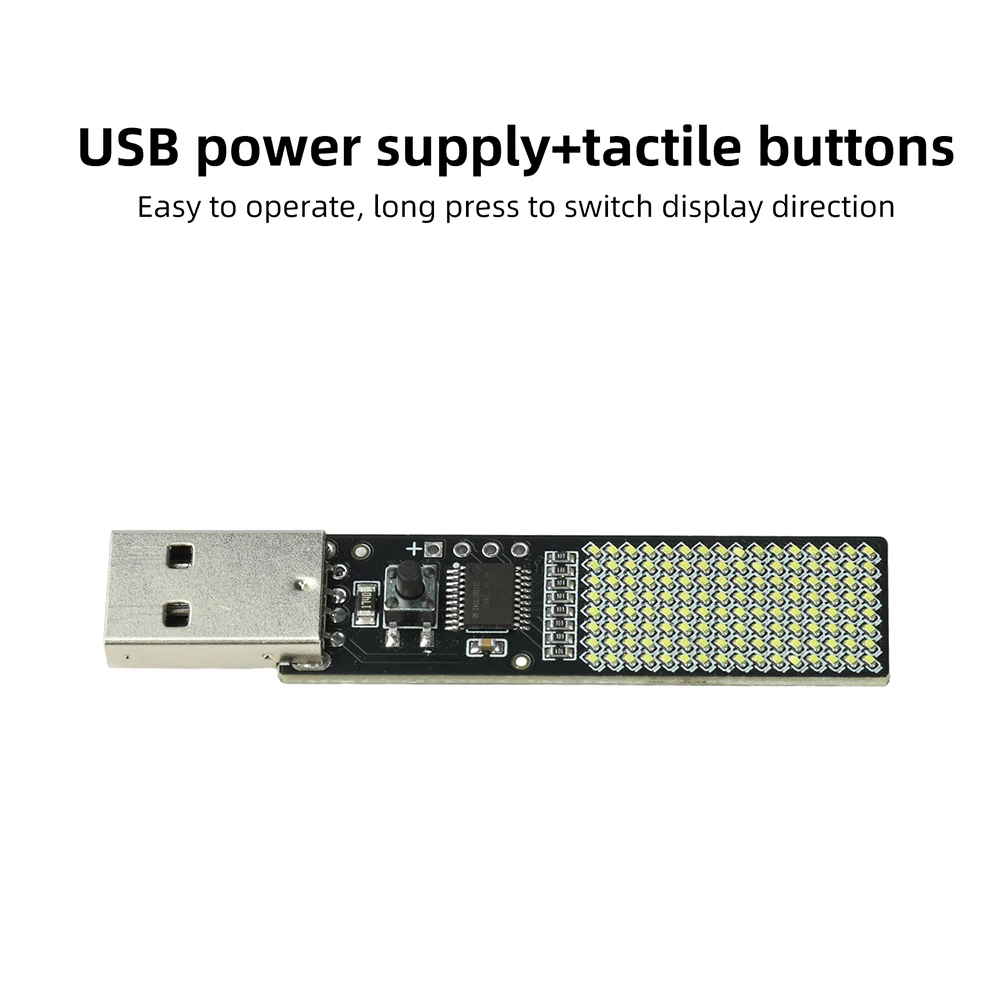 LED Dot Matrix Display Module with Adjustable Candle Light and Countdown Feature