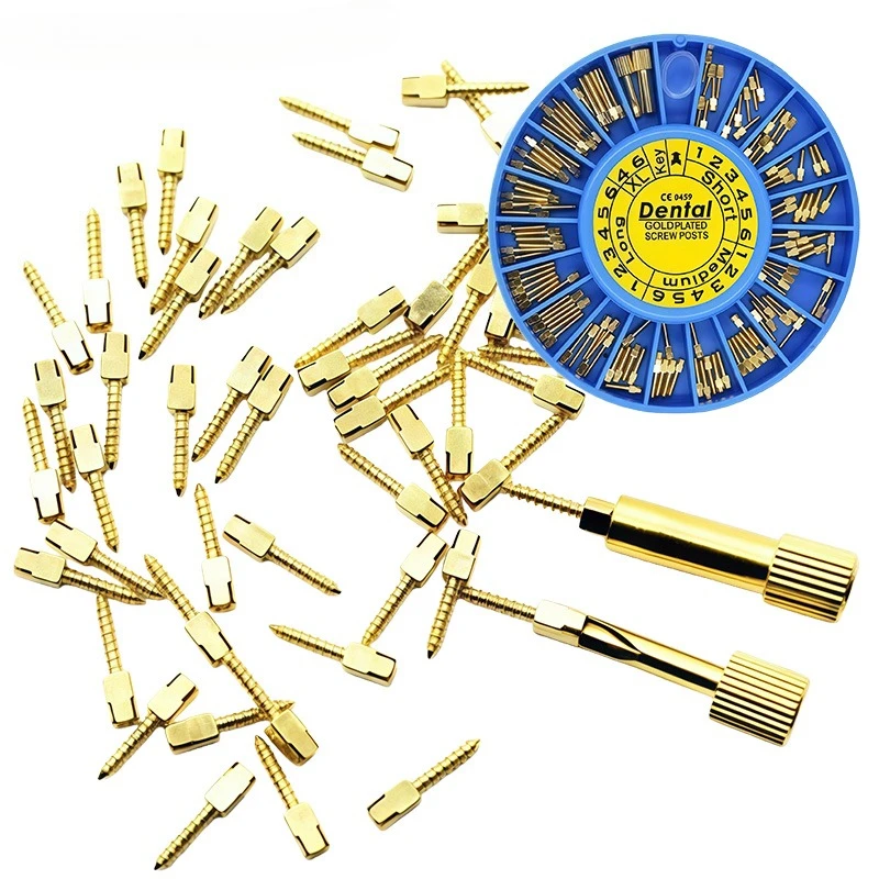 Dental Materials: Threaded Stainless Steel Root Canal For Anterior And Posterior Teeth Pure Titanium Pos With Drill_voghion.com