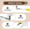 Leather Shoe Sewing Machine 500SPM Industrial Sewing Machine Nylon/Cotton Thread Shoe Repair Machine for Sewing 6