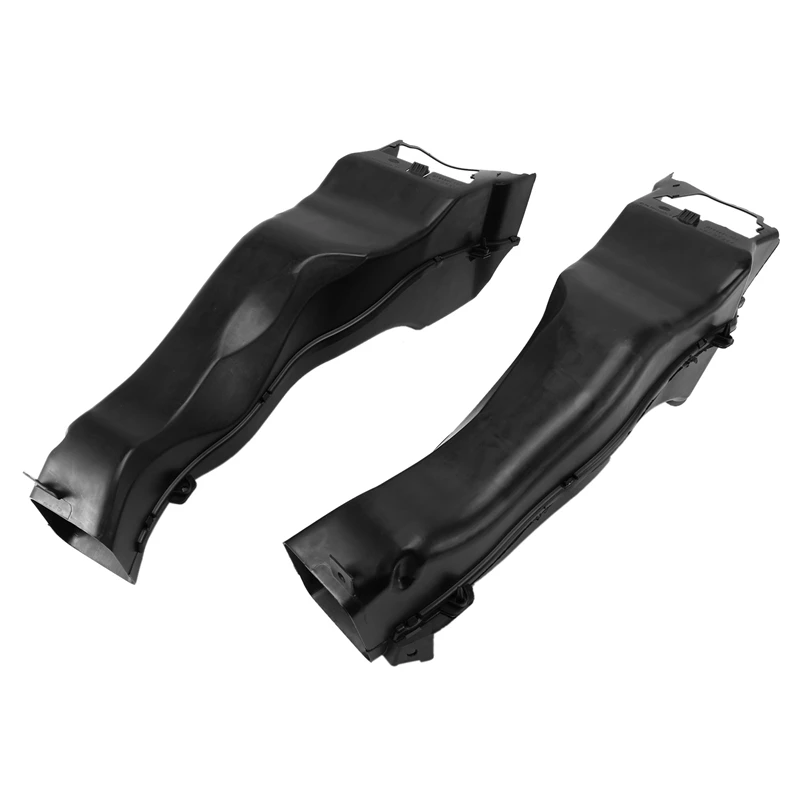 1 Pair ABS Car Front Brake Air Duct Air Cleaner Tube Hose Fit for BMW