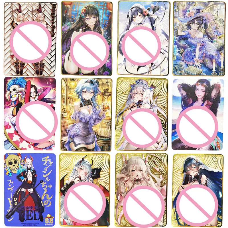 

Anime Metal Cards Yae Miko Kitagawa Marin Nami Game Collection Rare Cards Children's Toys Boys Surprise Birthday Gifts