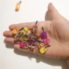 8pcs Dollhouse Miniature Food Mini Resin Fruit Bottle Simulation Drinks Model Toys Fruit Drink Play Dollhouse Dolls Accessories 6