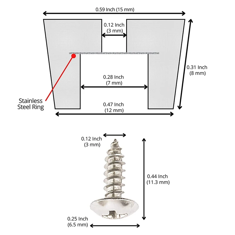 pieds en caoutchouc pour planche pour chaises et autres meubles