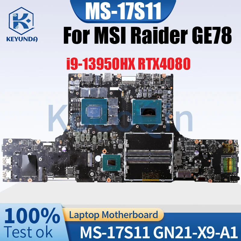 MS-17S11 For MSI Raider GE78 Notebook Mainboard Core i9-13950HX