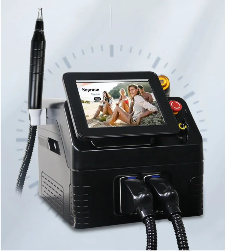 

High Power 808 1064 portable 2023 price 2 in1 beauty ce 3 in 1 android 2000w ipl oem diode laser hair removal machine with ce