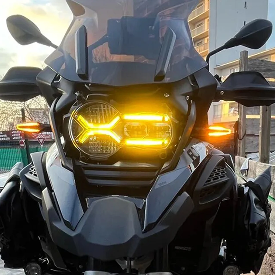 Grille De Protection Pour Phare De Moto BMW R 1250 GS / R 1200 GS - Transparente, Contre Les Impacts Et Rayures