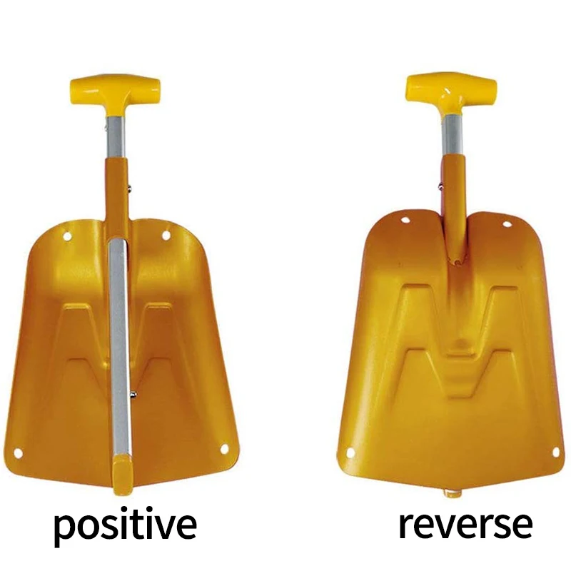 Hot-A80P-Lightweight Collapsible Snow Shovel, Portable Adjustable Aluminum Emergency Shovel, Foldable Telescopic Winter Shovel F