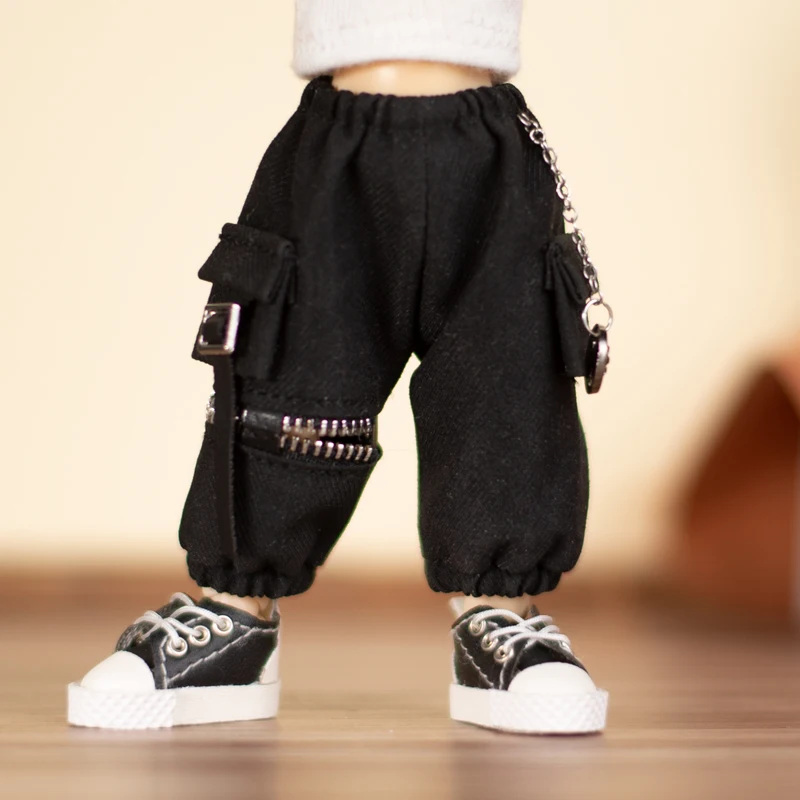 Ob11 Cool Chain Cargo Pants Tuta Pantalone Accessori Per Bambole Per Nendoids, Penny, Ymy, Molly,Gsc,Obitsu 11,Body9 Doll