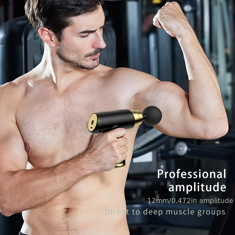 Deep Tissue Massage Gun for Pain Relief and Relaxation-Portable Massager Body, Neck, Back Fitness Slimming Tool