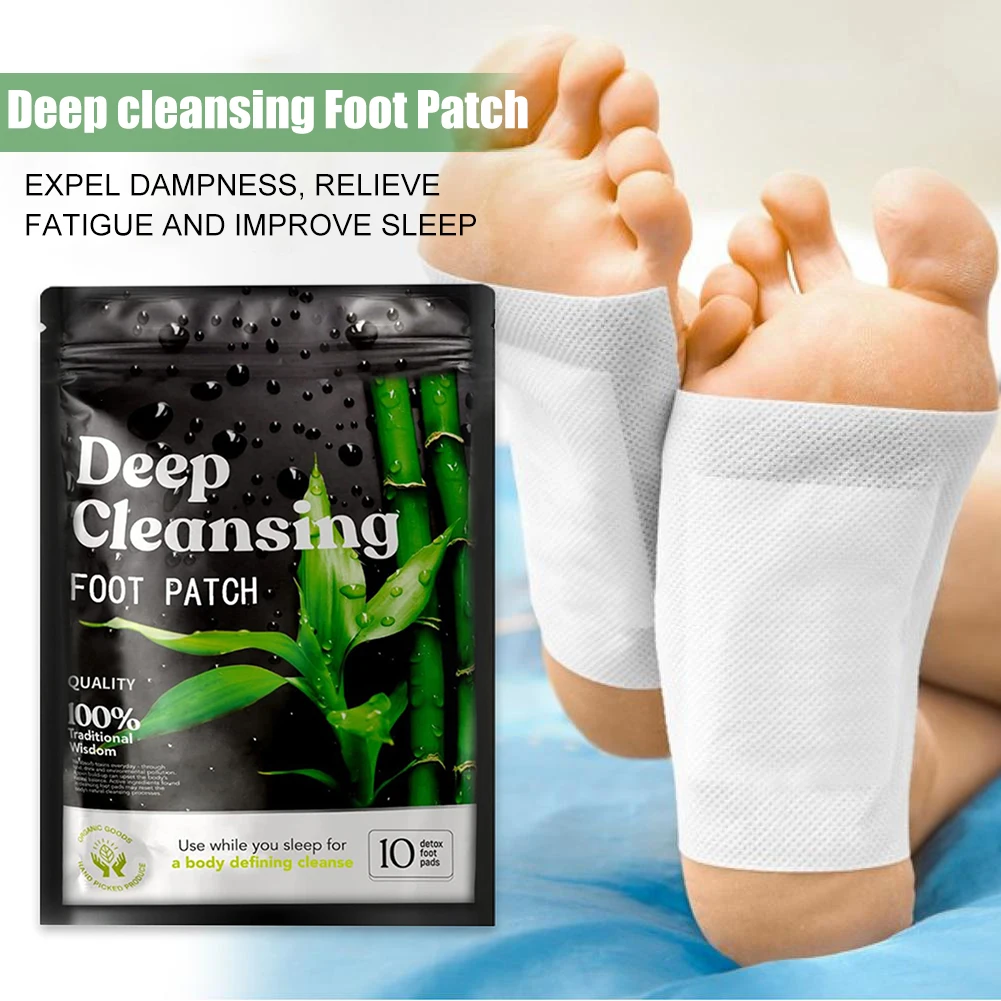 Detox Foot Patches Stress Relief Feet Deep Sleep Detox Sticker Herbal Wellness Smart Shop