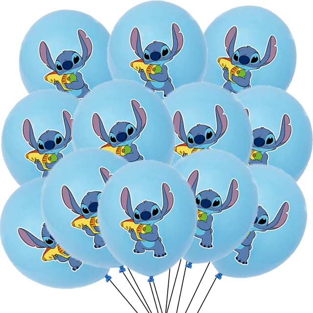 10pcs 12 Inch Lilo & Stitch Birthday Party Latex Balloons Kids Birthday  Party Decoration Baby Shower Balloon Globos Supplies