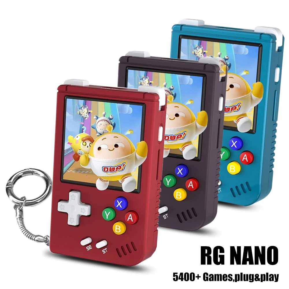 ANBERNIC RG Nano Retro Console di gioco portatile RGNano portatile Mini lega di alluminio 1.54 