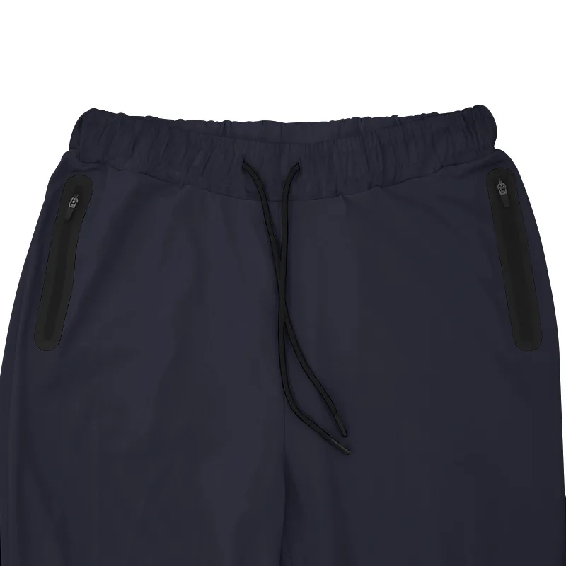 2024 cross-border spring and summer new solid color fitness trousers casual elastic men 6