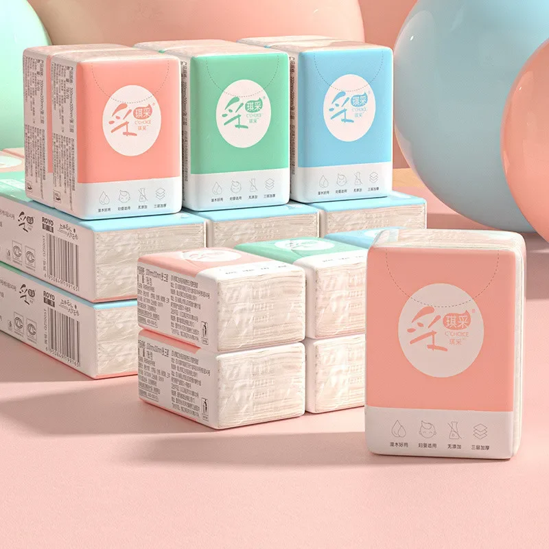 Tissues 90/70/50/30 Packs Portable Napkins Toilet Paper Handkerchief Paper Towels Small Bags of Handkerchiefs Facial