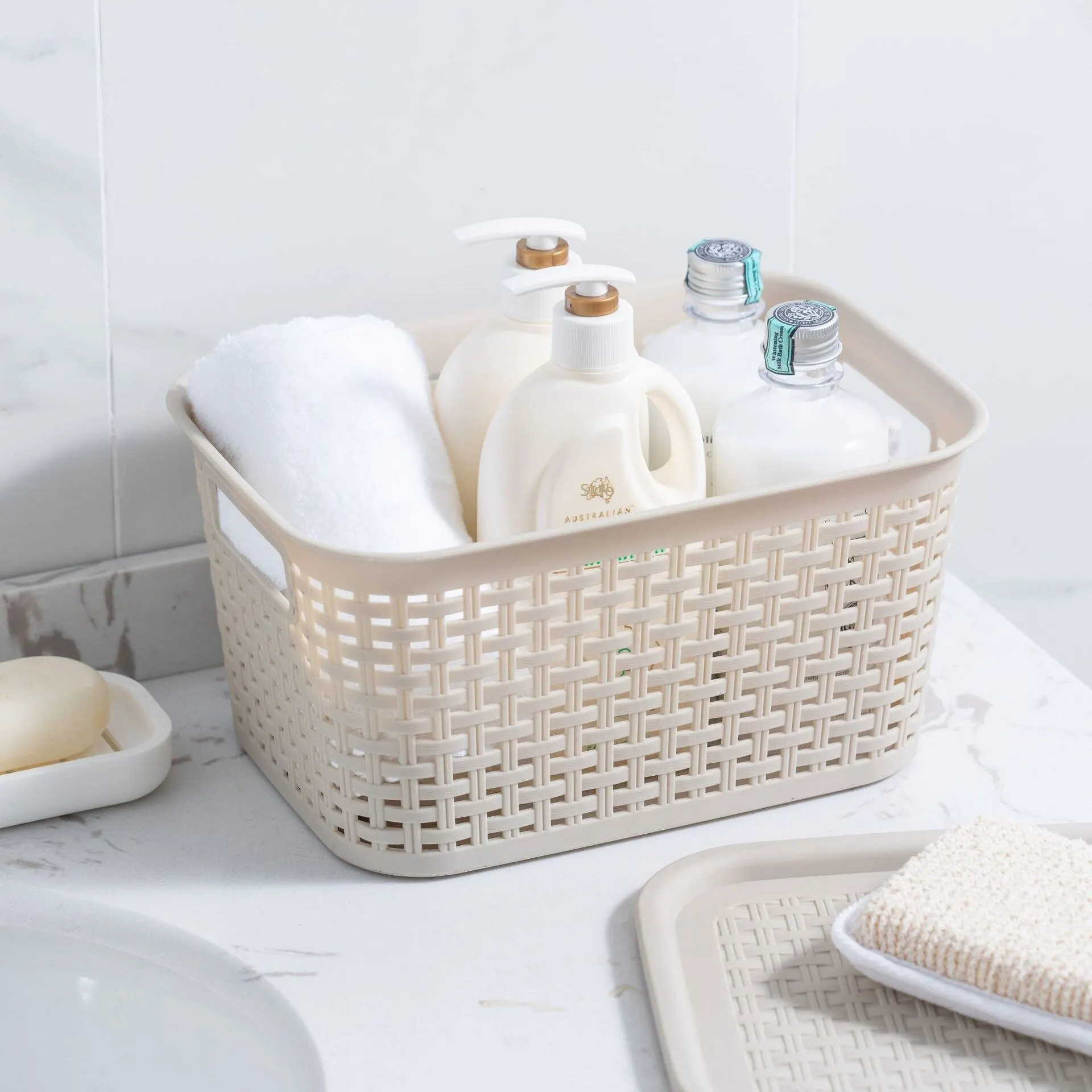 Multipurpose Storage Box, Large Bathroom, Household Clothing Storage