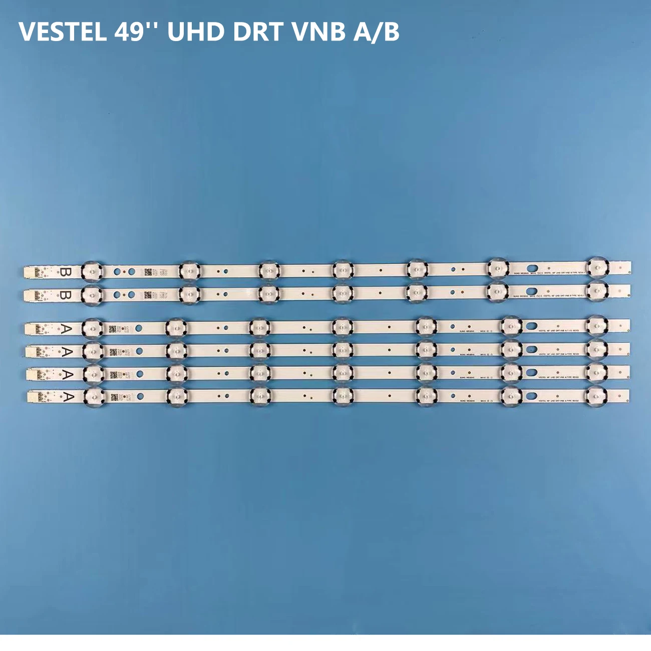 

6pcs LED backlight strip for Toshiba 49U5863DB 49U6763DA 49U6763DB 49U5766DB VESTEL 49 UHD DRT VNB A B LT-49C870A LT-49C862
